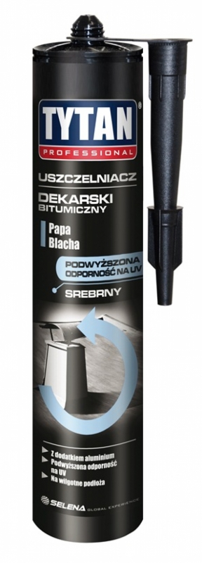 USZCZELNIACZ DEKARSKI BITUMICZNY TYTAN 280ML CZARNY - SIL DEK T C