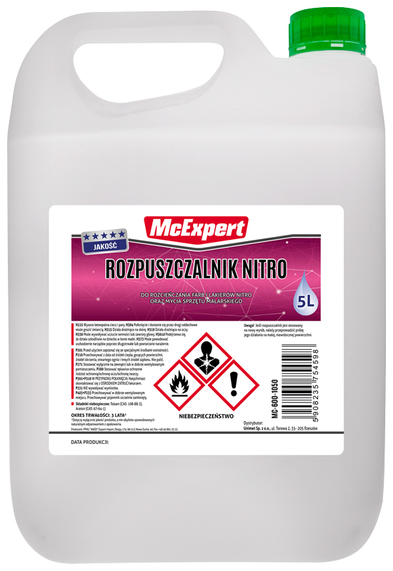 ROZPUSZCZALNIK NITRO 5L - MC-600-1050