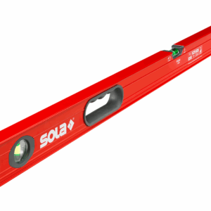 POZIOMICA WSKAŹNIK POZIOMU I PIONU RED 3 60 CM - SOL 01214801