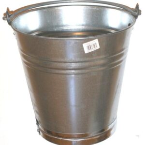 WIADRO Z BLACHY OCYNKOWANEJ 19 LITRÓW - WIA 19 ZN